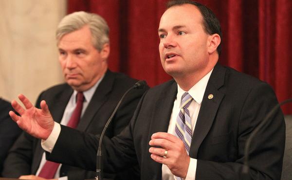 Republican Sen. Mike Lee, seen at a 2015 event, said the Smithsonian doesn't need "an array of segregated, separate-but-equal museums for hyphenated identity groups." Republican Sen. Mike Lee, seen at a 2015 event, said the Smithsonian doesn't need "an array of segregated, separate-but-equal museums for hyphenated identity groups."