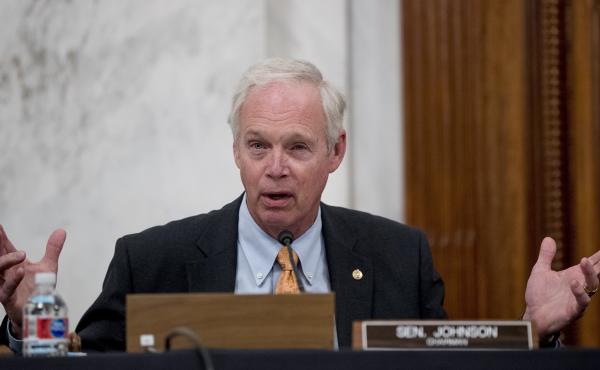 Sen. Ron Johnson, R-Wis., of the Senate Homeland Security and Governmental Affairs Committee pushed for a subpoena for Blue Star Strategies, a consulting firm with ties to Burisma, the Ukrainian gas company. Sen. Ron Johnson, R-Wis., of the Senate Homeland Security and Governmental Affairs Committee pushed for a subpoena for Blue Star Strategies, a consulting firm with ties to Burisma, the Ukrainian gas company.