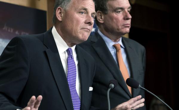Senate Select Committee on Intelligence Chairman Richard Burr, R-N.C., (left) and Vice Chairman Mark Warner, D-Va., released a new report on how Russians used social media targeting to meddle with the 2016 election. Senate Select Committee on Intelligence Chairman Richard Burr, R-N.C., (left) and Vice Chairman Mark Warner, D-Va., released a new report on how Russians used social media targeting to meddle with the 2016 election.