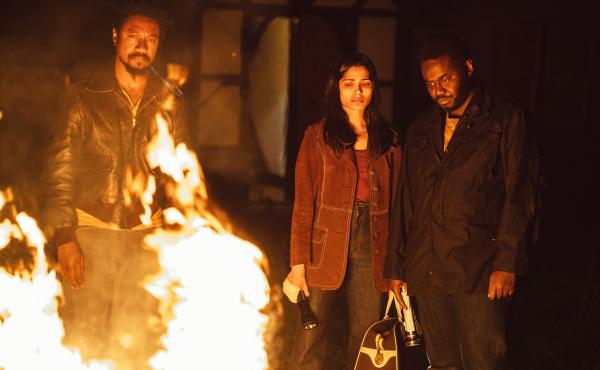 Nathaniel Martello-White, Freida Pinto and Babou Ceesay star in John Ridley's new series Guerilla. The show explores the way humiliation and marginalization can lead to violence. Nathaniel Martello-White, Freida Pinto and Babou Ceesay star in John Ridley's new series Guerilla. The show explores the way humiliation and marginalization can lead to violence.