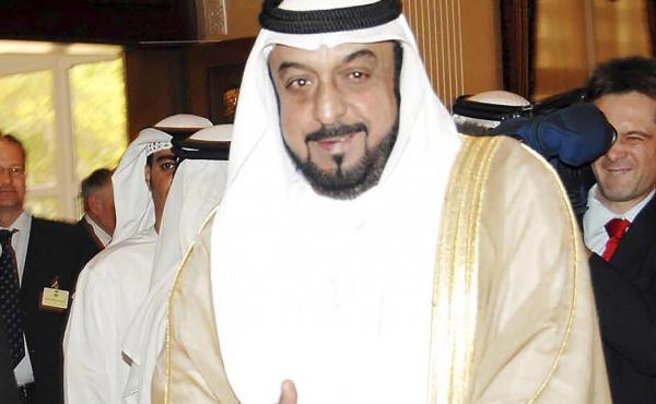 UAE President Sheikh Khalifa bin Zayed Al Nahyan in Abu Dhabi, United Arab Emirates, in 2007. UAE President Sheikh Khalifa bin Zayed Al Nahyan in Abu Dhabi, United Arab Emirates, in 2007.
