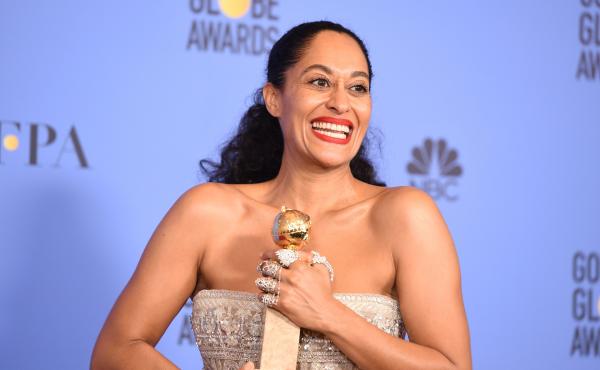Tracee Ellis Ross won the award for Best Actress in a Comedy TV series for her role in Black-ish, at the 74th annual Golden Globe Awards on Sunday. Tracee Ellis Ross won the award for Best Actress in a Comedy TV series for her role in Black-ish, at the 74th annual Golden Globe Awards on Sunday.