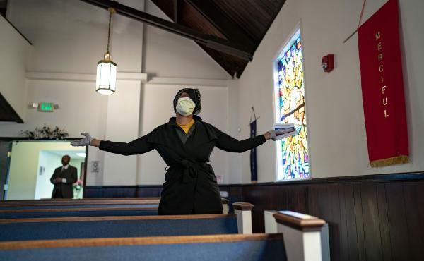 Some churches at the center of COVID-19 outbreaks have shunned attention or responded with defiance, while others have limited crowd sizes and encouraged congregants to wear masks and practice social distancing. Some churches at the center of COVID-19 outbreaks have shunned attention or responded with defiance, while others have limited crowd sizes and encouraged congregants to wear masks and practice social distancing.