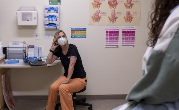 Shaunti Meyer, medical director at the STRIDE Community Health Center in Aurora, Colo., says she discloses her sexual orientation to patients when it feels appropriate. Shaunti Meyer, medical director at the STRIDE Community Health Center in Aurora, Colo., says she discloses her sexual orientation to patients when it feels appropriate.