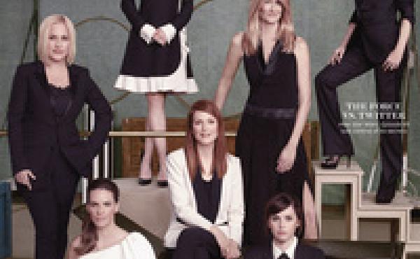Patricia Arquette (clockwise from left), Reese Witherspoon, Laura Dern, Amy Adams, Felicity Jones, Julianne Moore and Hilary Swank on the Nov. 28 cover of The Hollywood Reporter. Patricia Arquette (clockwise from left), Reese Witherspoon, Laura Dern, Amy Adams, Felicity Jones, Julianne Moore and Hilary Swank on the Nov. 28 cover of The Hollywood Reporter.