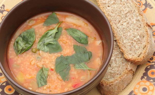 It could be that malaria-carrying parasites are rendered less potent by minestrone. It could be that malaria-carrying parasites are rendered less potent by minestrone.