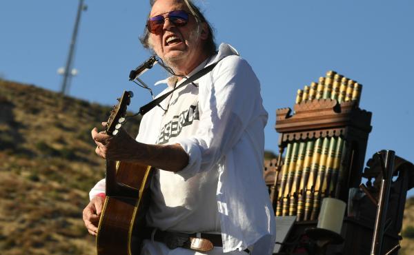 Neil Young, performing in Lake Hughes, Calif. in 2019. Neil Young, performing in Lake Hughes, Calif. in 2019.