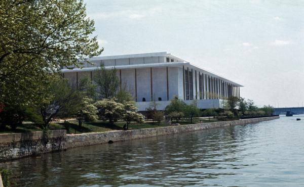 A view of the Kennedy Center from the water in Washington, D.C. A view of the Kennedy Center from the water in Washington, D.C.