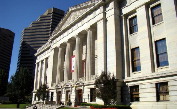 A view of the eastern entrance to the Ohio Statehouse. A view of the eastern entrance to the Ohio Statehouse.