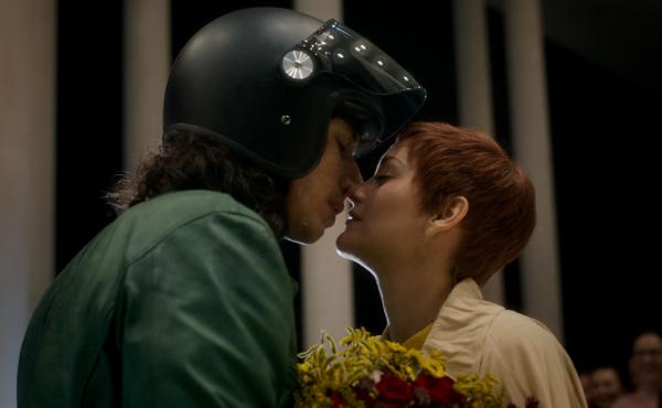 Adam Driver and Marion Cotillard play an anguished celebrity couple in Annette. Adam Driver and Marion Cotillard play an anguished celebrity couple in Annette.