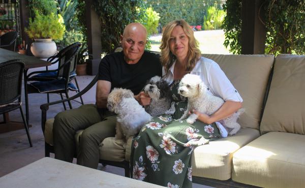 Tom and Dana Saputo sit in their backyard with their three dogs. Tom Saputo's double-lung transplant was fully covered by insurance, but he was responsible for an $11,524.79 portion of the charge for an air ambulance ride. Tom and Dana Saputo sit in their backyard with their three dogs. Tom Saputo's double-lung transplant was fully covered by insurance, but he was responsible for an $11,524.79 portion of the charge for an air ambulance ride.