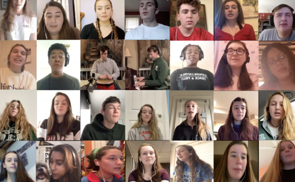 Camden Catholic High School's virtual choir sings "I Am With You Always," led by music director Greg Gardner. Camden Catholic High School's virtual choir sings "I Am With You Always," led by music director Greg Gardner.