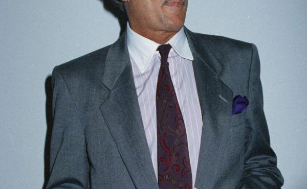 Frank Deford in 1991, holding a dummy copy of the final edition of The National Sports Daily, which he edited and published. It's hard to distill 37 years of Deford's sports commentaries down to a few "best of" pieces. But, before he retired, he shared so Frank Deford in 1991, holding a dummy copy of the final edition of The National Sports Daily, which he edited and published. It's hard to distill 37 years of Deford's sports commentaries down to a few "best of" pieces. But, before he retired, he shared so