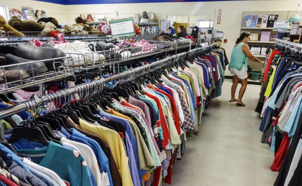 Author Adam Minter estimates that the average U.S. thrift store is able to sell only about one-third of its inventory. In his new book, Secondhand, he finds out what happens to the other two-thirds. Author Adam Minter estimates that the average U.S. thrift store is able to sell only about one-third of its inventory. In his new book, Secondhand, he finds out what happens to the other two-thirds.