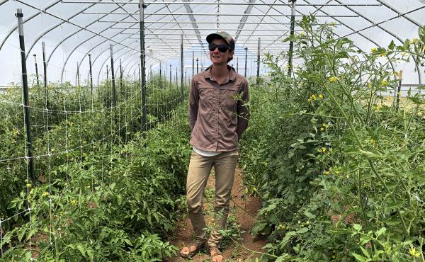 Mindy Perkovich has been a farmer for about 12 years in Southwest Colorado's Mancos Valley. Mindy Perkovich has been a farmer for about 12 years in Southwest Colorado's Mancos Valley.