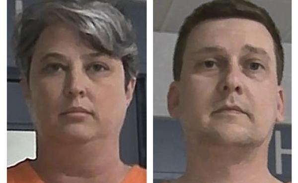 Jonathan Toebbe and his wife, Diana Toebbe, are seen in booking photos. Federal prosecutors accuse the Maryland couple in a plot to sell sensitive U.S. submarine secrets to a foreign government. Jonathan Toebbe and his wife, Diana Toebbe, are seen in booking photos. Federal prosecutors accuse the Maryland couple in a plot to sell sensitive U.S. submarine secrets to a foreign government.