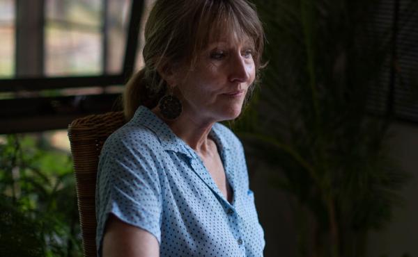 Debra Parkinson says that she encountered pushback from community members when her team first began talking to women about their experiences with domestic violence. "When you ignore it, you know, it's not good for anyone,"' she says. "It's not good for th Debra Parkinson says that she encountered pushback from community members when her team first began talking to women about their experiences with domestic violence. "When you ignore it, you know, it's not good for anyone,"' she says. "It's not good for th