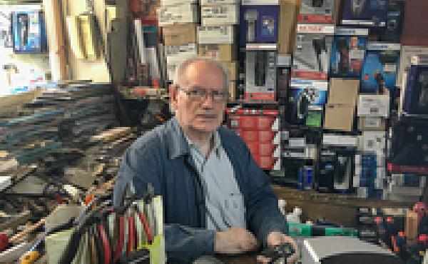 Jacques Guillaume, 73, has been repairing electric razors in Paris since 1962. Jacques Guillaume, 73, has been repairing electric razors in Paris since 1962.