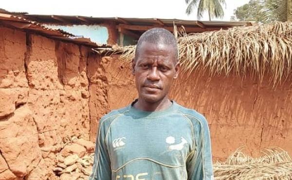 Eric Dossekpli, 49, is a farmer and father of six in the town of Anfoin Avele,Togo. He says he can no longer sell his crops as a result of the pandemic. Eric Dossekpli, 49, is a farmer and father of six in the town of Anfoin Avele,Togo. He says he can no longer sell his crops as a result of the pandemic.