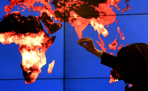 Vice President Harris looks at a hyperwall during a climate change discussion at the Goddard Space Flight Center in Greenbelt, Md., on Nov. 5 , 2021. The SEC unveiled new proposals on Monday requiring companies to disclose climate-related risks. Vice President Harris looks at a hyperwall during a climate change discussion at the Goddard Space Flight Center in Greenbelt, Md., on Nov. 5 , 2021. The SEC unveiled new proposals on Monday requiring companies to disclose climate-related risks.