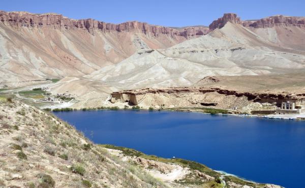 Band-e Haibat lake at Band-e Amir National Park. Band-e Haibat lake at Band-e Amir National Park.