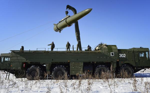 Russian troops load a missile onto an Iskander-M launcher during a 2016 exercise. Russia is now deploying missiles to Kaliningrad, its Baltic exclave. Russian troops load a missile onto an Iskander-M launcher during a 2016 exercise. Russia is now deploying missiles to Kaliningrad, its Baltic exclave.