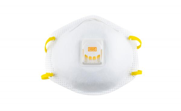 An N95 respirator — a critical piece of personal protective equipment. The U.S. is now restricting the ability of aid groups abroad to use American funds to buy PPE. An N95 respirator — a critical piece of personal protective equipment. The U.S. is now restricting the ability of aid groups abroad to use American funds to buy PPE.