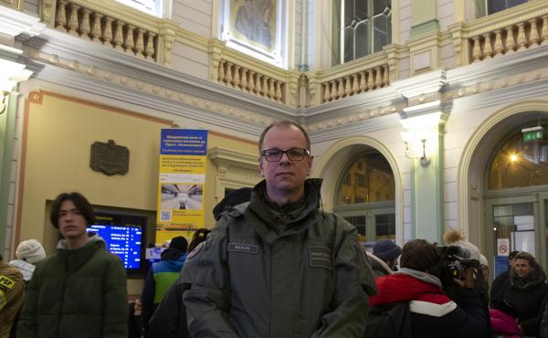Mayor Wojciech Bakun of Przemysl, Poland, estimates that 350,000 refugees have arrived in his Polish border town since Russia invaded Ukraine. Mayor Wojciech Bakun of Przemysl, Poland, estimates that 350,000 refugees have arrived in his Polish border town since Russia invaded Ukraine.