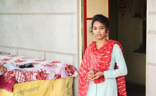 Komal Rana, 19, a student in the Veerni Institute program, has faced pressure to marry since India's pandemic lockdown forced her to return home to her hamlet of Jhalamand near Jodhpur. Komal Rana, 19, a student in the Veerni Institute program, has faced pressure to marry since India's pandemic lockdown forced her to return home to her hamlet of Jhalamand near Jodhpur.