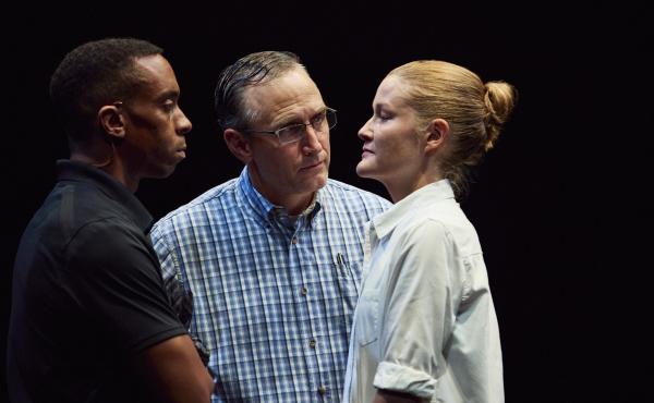 Will Cobbs and Pete Simpson play FBI agents interrogating Emily Davis's Reality Winner, in Is This a Room. Will Cobbs and Pete Simpson play FBI agents interrogating Emily Davis's Reality Winner, in Is This a Room.