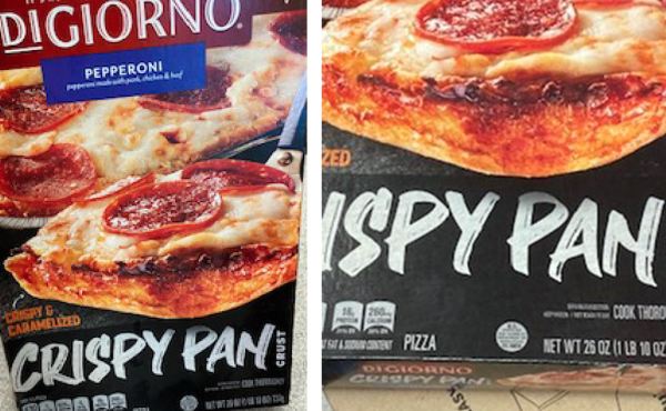 Nestlé USA is recalling thousands of pounds of DiGiorno Crispy Pan Crust pepperoni pizza over potential mislabeling and an undeclared soy allergen. It's asking consumers to throw the product out or return it to its place of purchase. Nestlé USA is recalling thousands of pounds of DiGiorno Crispy Pan Crust pepperoni pizza over potential mislabeling and an undeclared soy allergen. It's asking consumers to throw the product out or return it to its place of purchase.
