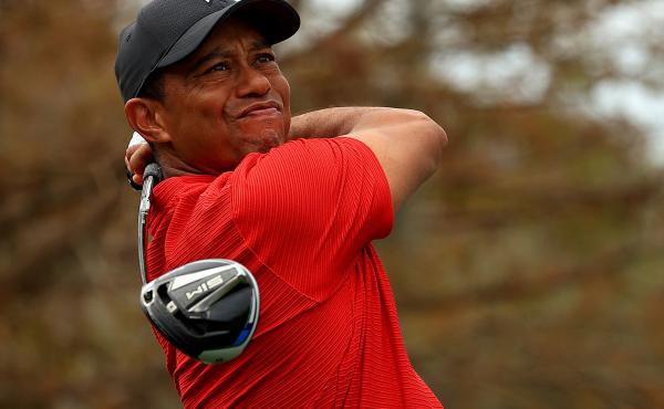 Tiger Woods, pictured in December 2020, posted a video on Sunday of himself practicing. He faced complex injuries sustained in a car crash in February. Tiger Woods, pictured in December 2020, posted a video on Sunday of himself practicing. He faced complex injuries sustained in a car crash in February.