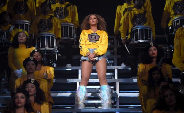 Beyoncé performed "Lift Every Voice and Sing" during her set at the 2018 Coachella Valley Music and Arts Festival in April. Beyoncé performed "Lift Every Voice and Sing" during her set at the 2018 Coachella Valley Music and Arts Festival in April.