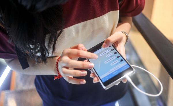 American kids access the Internet and social media through their phones or a parent's phone every day. American kids access the Internet and social media through their phones or a parent's phone every day.