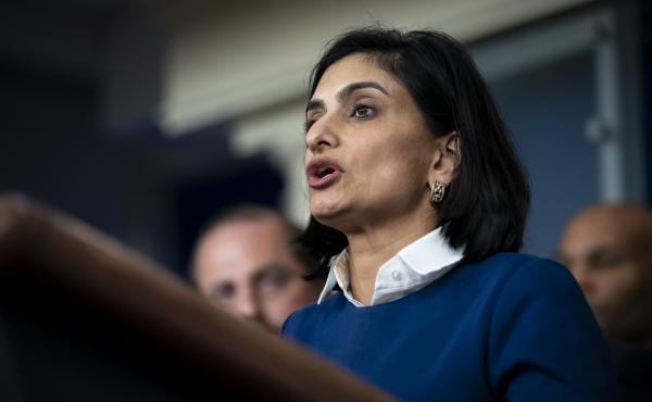 Seema Verma, administrator of the Centers for Medicare and Medicaid Services (CMS), speaks during a news conference in Washington, D.C., Tuesday, March 10th, 2020. Seema Verma, administrator of the Centers for Medicare and Medicaid Services (CMS), speaks during a news conference in Washington, D.C., Tuesday, March 10th, 2020.