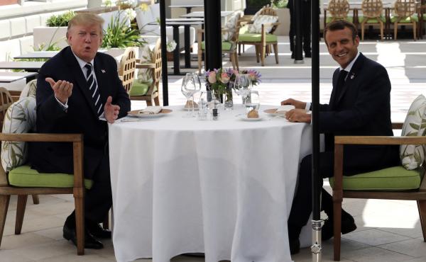 U.S. President Trump has lunch with French President Emmanuel Macron in Biarritz, France. Leaders of some of the world's major economies have arrived in the country for the Group of Seven summit. U.S. President Trump has lunch with French President Emmanuel Macron in Biarritz, France. Leaders of some of the world's major economies have arrived in the country for the Group of Seven summit.