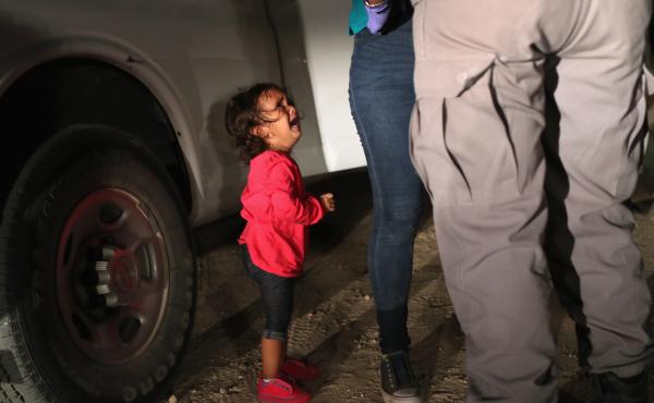 A 2-year-old Honduran girl cries as her mother, who seeks asylum, is detained at the Southern border near McAllen, Texas, in June. A 2-year-old Honduran girl cries as her mother, who seeks asylum, is detained at the Southern border near McAllen, Texas, in June.