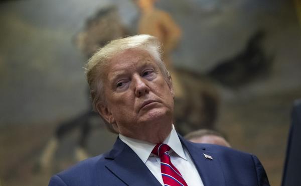 President Trump pauses during an event on health care prices at the White House on Friday. President Trump pauses during an event on health care prices at the White House on Friday.