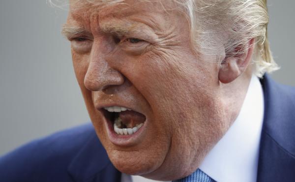 President Trump speaking to reporters on the South Lawn of the White House on Friday. President Trump speaking to reporters on the South Lawn of the White House on Friday.