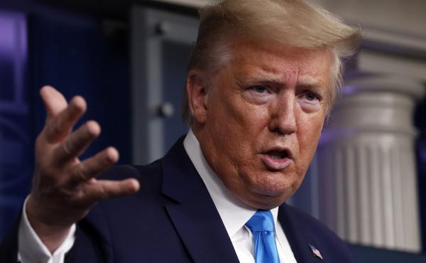 In a White House press briefing on Tuesday, President Trump criticized the World Health Organization's coronavirus response and threatened to cut its funding. In a White House press briefing on Tuesday, President Trump criticized the World Health Organization's coronavirus response and threatened to cut its funding.