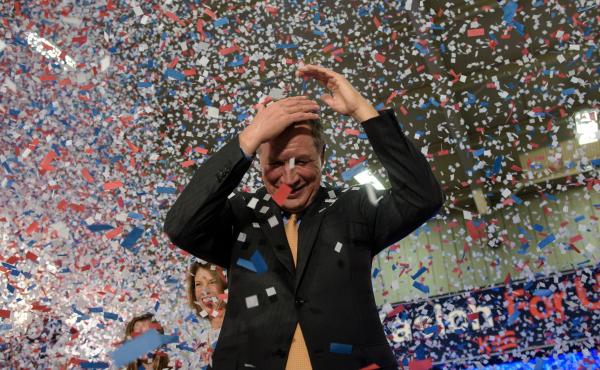 Gov. John Kasich celebrates his Ohio primary victory at Baldwin Wallace University in Berea, Ohio. Gov. John Kasich celebrates his Ohio primary victory at Baldwin Wallace University in Berea, Ohio.