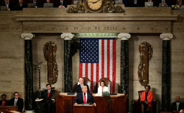 President Trump's State of the Union address laid bare his bitter partisan standoff with Democrats and left little doubt that legislative accomplishments between now and the election will be difficult. President Trump's State of the Union address laid bare his bitter partisan standoff with Democrats and left little doubt that legislative accomplishments between now and the election will be difficult.