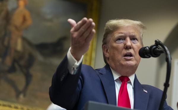 President Trump proposes changes to the National Environmental Policy Act at the White House in January. The final rules aims to speed approval of pipelines and other infrastructure. President Trump proposes changes to the National Environmental Policy Act at the White House in January. The final rules aims to speed approval of pipelines and other infrastructure.