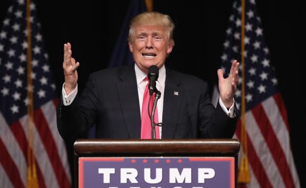 Donald Trump makes a campaign stop in Scranton, Pa., on Wednesday. He faced a day of harsh criticism from across the political spectrum for appearing to urge Russia to hack his Democratic rival's email. Donald Trump makes a campaign stop in Scranton, Pa., on Wednesday. He faced a day of harsh criticism from across the political spectrum for appearing to urge Russia to hack his Democratic rival's email.