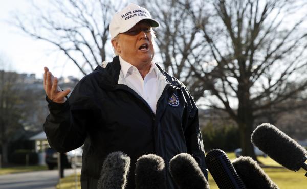 President Trump says if he doesn't get a border wall, he will declare a national emergency to build it. President Trump says if he doesn't get a border wall, he will declare a national emergency to build it.