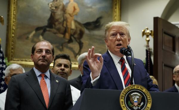 President Trump called for legislative action on surprise medical bills during a White House event Thursday. President Trump called for legislative action on surprise medical bills during a White House event Thursday.
