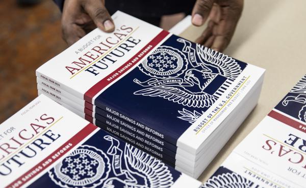 Hot off the presses: President Trump's budget proposal for fiscal year 2021. The election year proposals are unlikely to gain traction in the Democratic-controlled House of Representatives. Hot off the presses: President Trump's budget proposal for fiscal year 2021. The election year proposals are unlikely to gain traction in the Democratic-controlled House of Representatives.