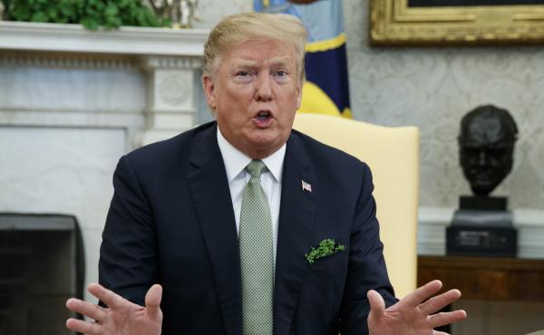 President Trump said Thursday he would "probably have to veto" the resolution blocking his emergency declaration to build a wall on the U.S.-Mexico border. President Trump said Thursday he would "probably have to veto" the resolution blocking his emergency declaration to build a wall on the U.S.-Mexico border.