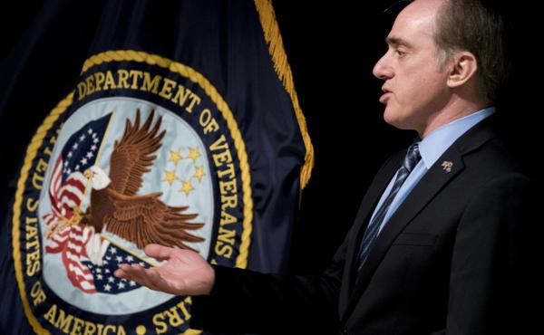 Then-Veterans Affairs Secretary David Shulkin speaks at a news conference on March 7, 2018. Then-Veterans Affairs Secretary David Shulkin speaks at a news conference on March 7, 2018.