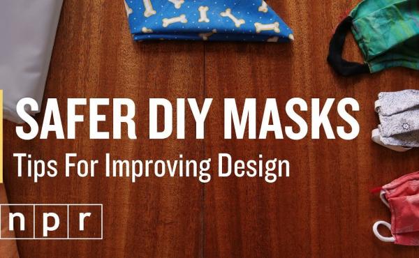 Screenshot of Safer DIY Masks Video Screenshot of Safer DIY Masks Video